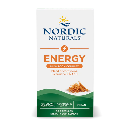 Nordic Naturals Energy Mushroom Complex - Supports Efficient Energy Production
