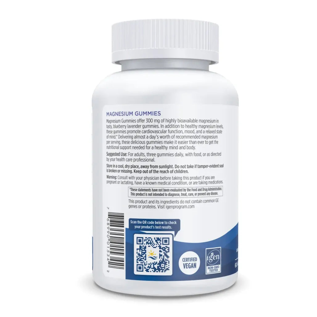 about Nordic Naturals Magnesium Gummies - Support Healthy Cardiovascular Function