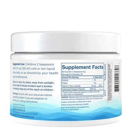 About Marine Collagen by Nordic Naturals - 5.29 OZ | Support For Skin