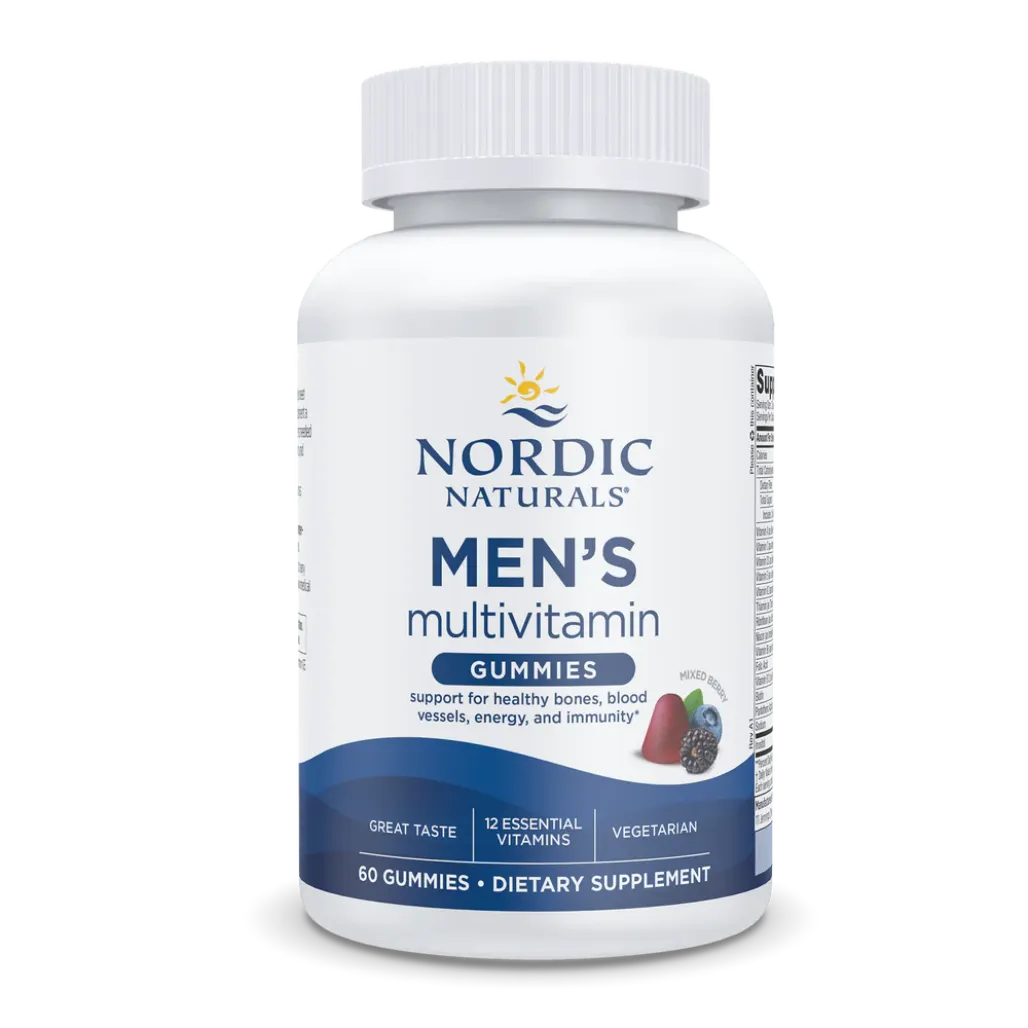 Nordic Naturals Men's Multivitamin Gummies - Support Healthy Bones