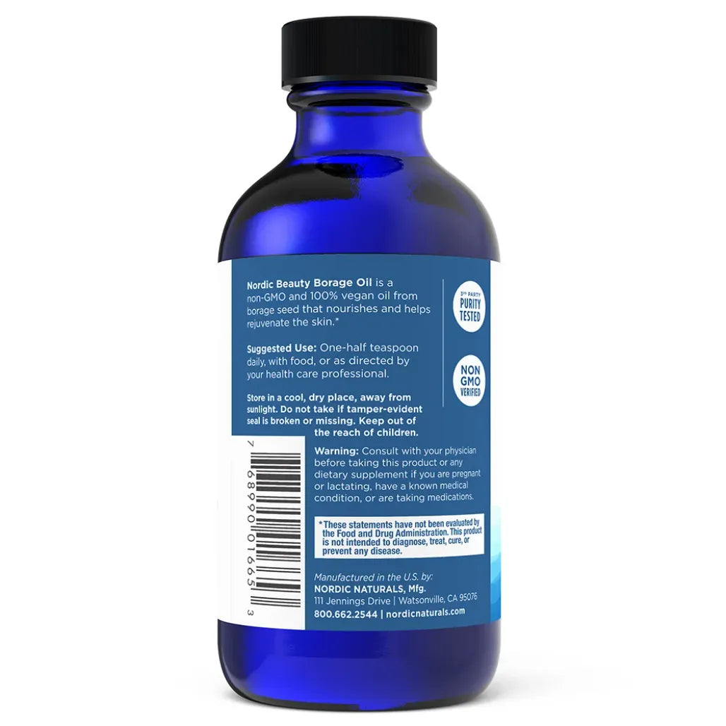 About Nordic Naturals Nordic Beauty Borage Oil - Nurture Your Skin's Radiance