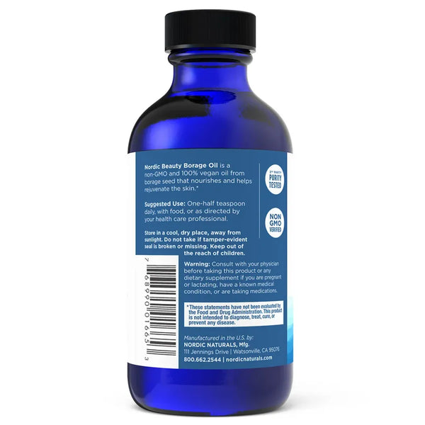 About Nordic Naturals Nordic Beauty Borage Oil - Nurture Your Skin's Radiance