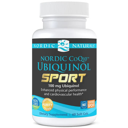 Nordic Naturals Nordic CoQ10 Ubiquinol Sport - Helps Boost Cellular Energy Production