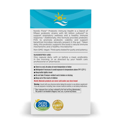 About Nordic Naturals Nordic Flora Probiotic Immune Health - Support Immune Function