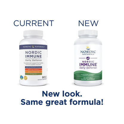 new look same great formula of Nordic Naturals Nordic Immune Daily Defense - Support Immune System