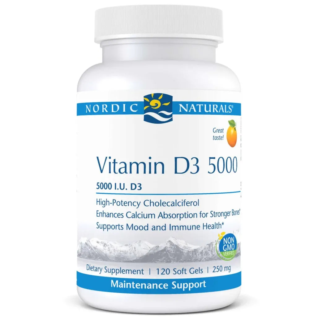 About Nordic Naturals Vitamin D3 5000IU - High-Potency Immune Support