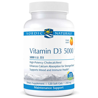 About Nordic Naturals Vitamin D3 5000IU - High-Potency Immune Support