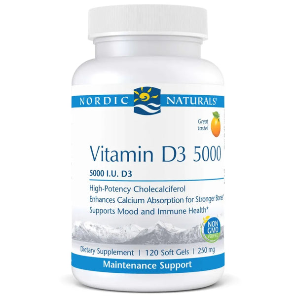 About Nordic Naturals Vitamin D3 5000IU - High-Potency Immune Support
