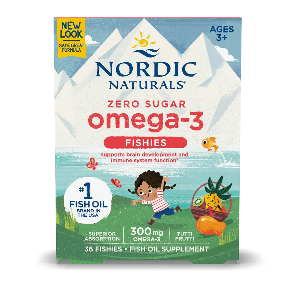 Nordic Naturals Nordic Omega-3 Fishies - Supports Healthy Brain