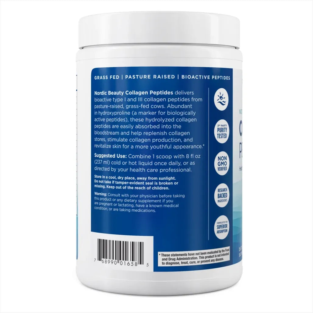 About Nordic Naturals Nordic Beauty Collagen Peptides - For Skin Health