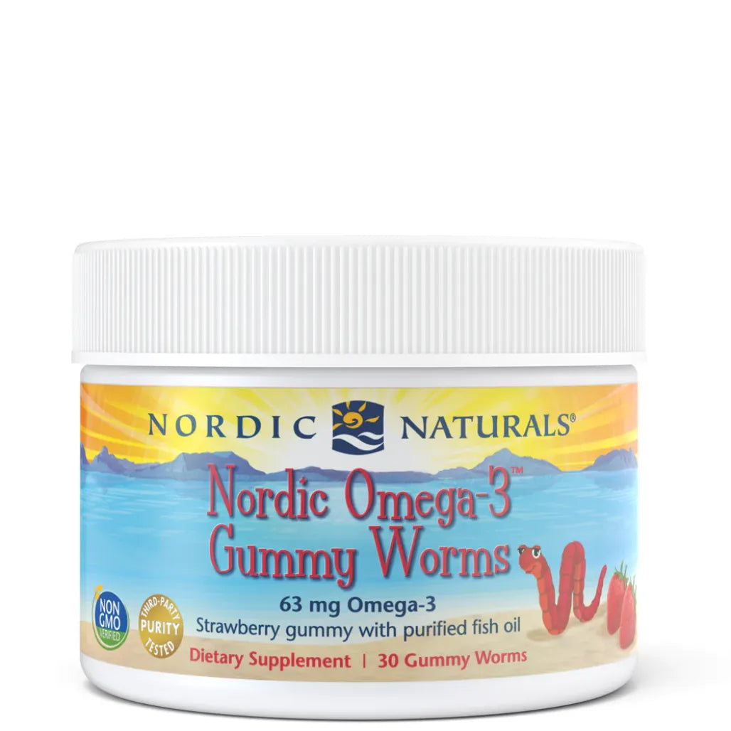 Nordic Naturals Omega-3 Gummy Worms - Boost Brain Health