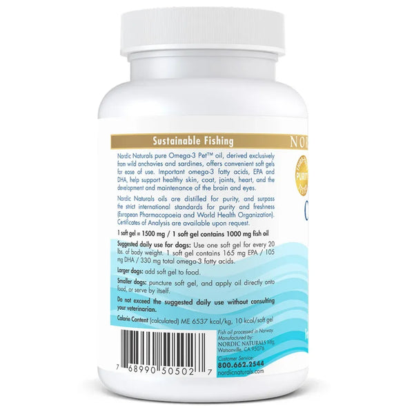 About Nordic Naturals Omega-3 Pet - Support Optimal Pet Health