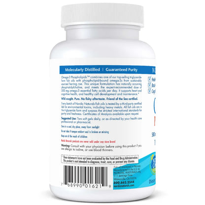 About Nordic Naturals Omega 3 Phospholipids - Support Heart Health