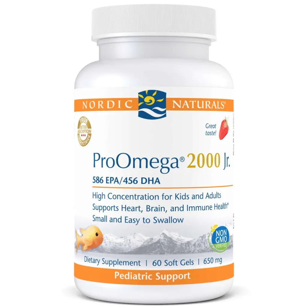Nordic Naturals ProOmega 2000 Jr - Ultra-Concentrated Omega-3s For Kids and Adults