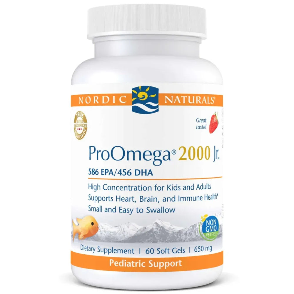 Nordic Naturals ProOmega 2000 Jr - Ultra-Concentrated Omega-3s For Kids and Adults
