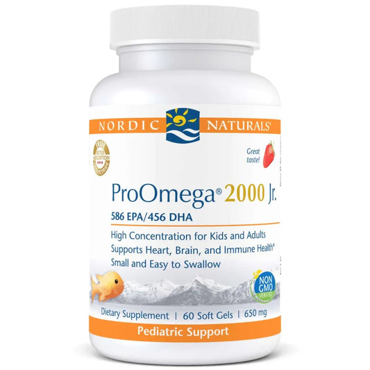 Nordic Naturals ProOmega 2000 Jr - Ultra-Concentrated Omega-3s For Kids and Adults