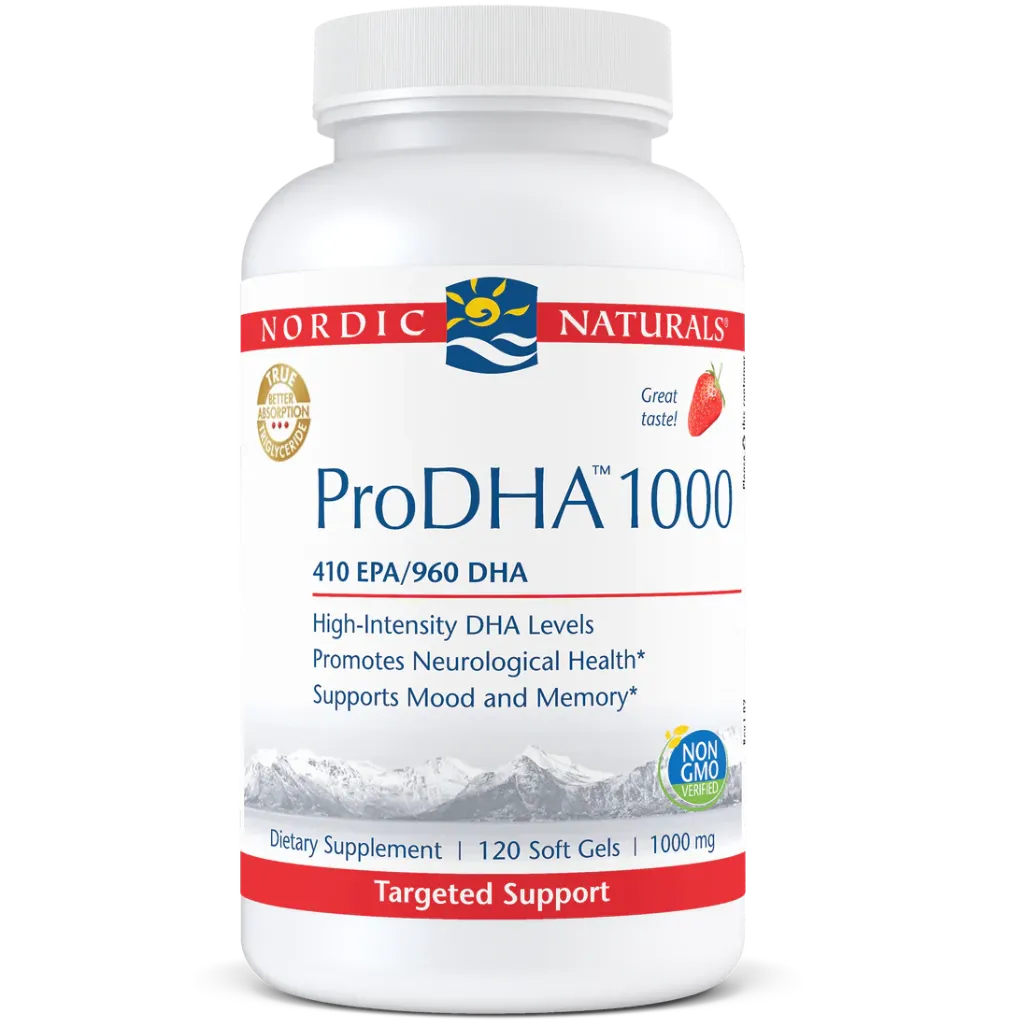 Nordic Naturals ProDHA 1000 Strawberry - Supports Healthy Brain