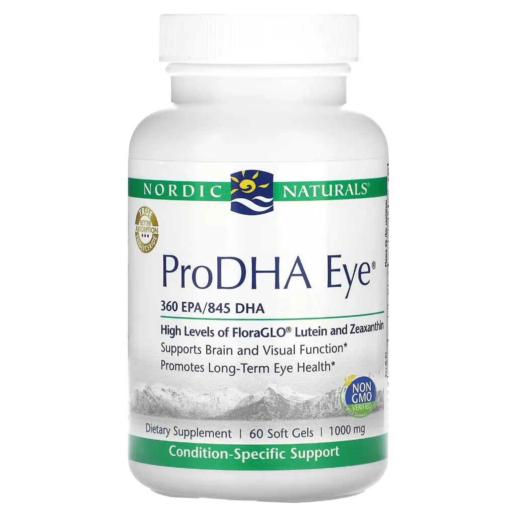 Nordic Naturals ProDHA Eye 1000 mg - Supports Brain and Visual Function