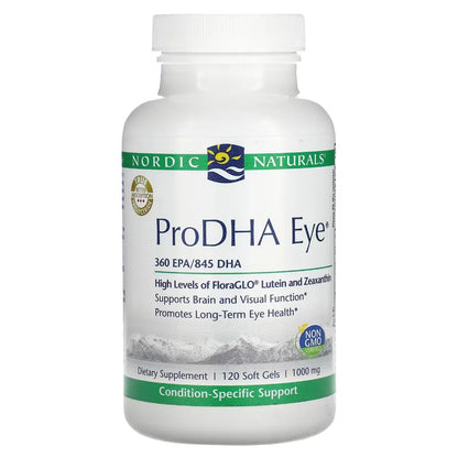 Nordic Naturals ProDHA Eye 1000 mg - Supports Brain and Visual Function