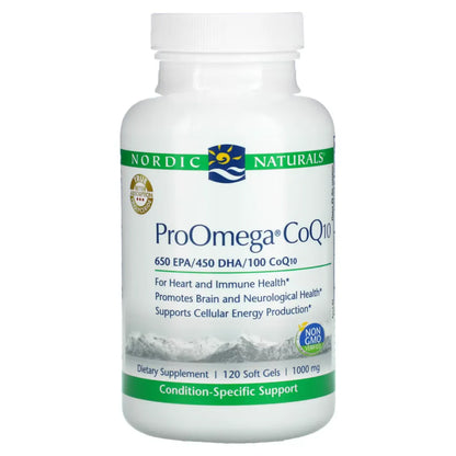 ProOmega CoQ10 - 120 Softgels | Nordic Naturals | Synergistic Heart Support