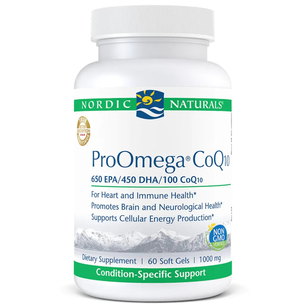 ProOmega CoQ10 - 60 Softgels | Nordic Naturals | Synergistic Heart Support