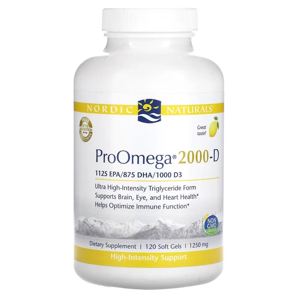 Nordic Naturals ProOmega 2000 D - Supports Cardiovascular Function