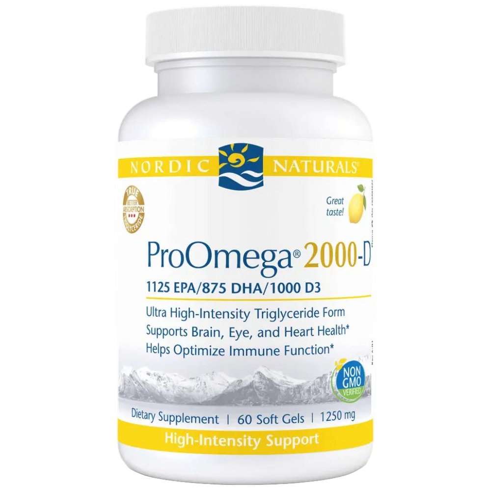 Nordic Naturals ProOmega 2000 D - Supports Cardiovascular Function