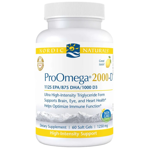 Nordic Naturals ProOmega 2000 D - Supports Cardiovascular Function