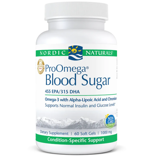 Nordic Naturals ProOmega Blood Sugar - Supports Normal Insulin and Glucose Levels