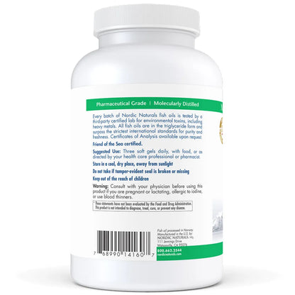 About Nordic Naturals ProOmega LDL 1000 mg - Supports Healthy Blood Vessel Function