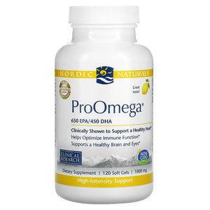 Nordic Naturals ProOmega Lemon - 120 Softgels | Promotes Healthy Immune Response