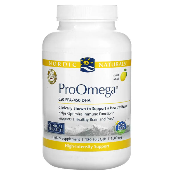 Nordic Naturals ProOmega Lemon - 180 Softgels | Promotes Healthy Immune Response
