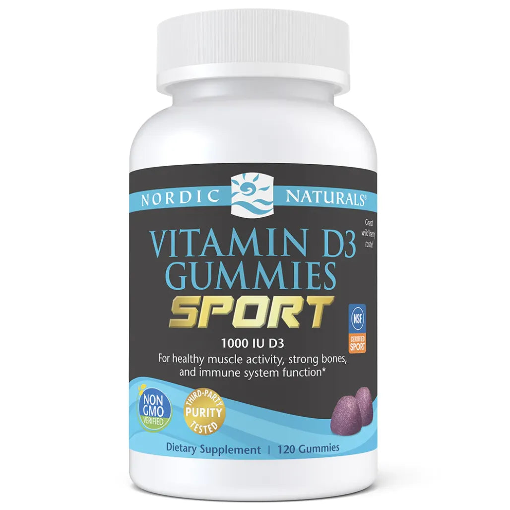 Nordic Naturals Vitamin D3 Gummies Sport - Supports Healthy Muscle Activity
