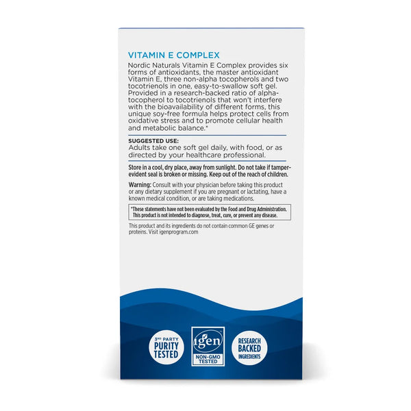 About Nordic Naturals Vitamin E Complex - Promote Cellular Health