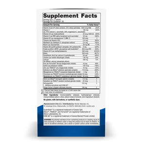 Ingredients ofNordic Naturals Women's Multivitamin Extra Strength