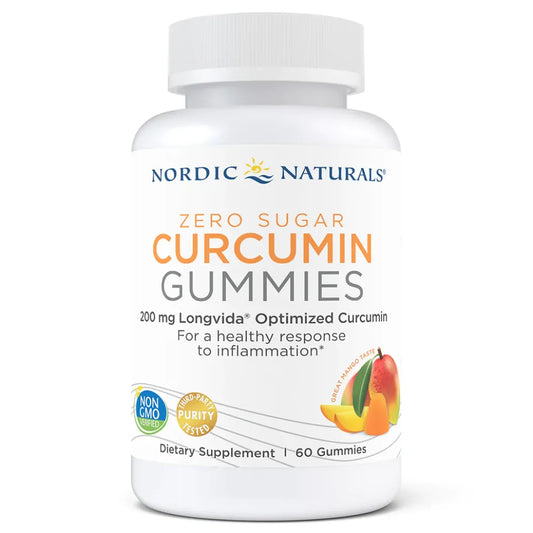 Nordic Naturals Zero Sugar Curcumin Gummies - Support Nervous System