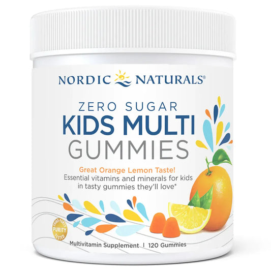 Nordic Naturals Zero Sugar Kids Multi Gummies - Support Growth and Development of Kids