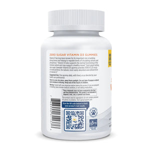 About Nordic Naturals Zero Sugar Vitamin D3 Gummies - For Healthy Bones