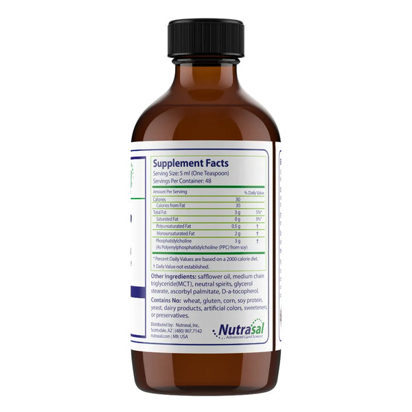 Nutrasal (PhosChol) PhosChol PPC 3000mg Supplement Ingredients