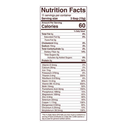 Nutritional Yeast Unfortified by Foods Alive at Nutriessential.com