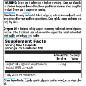 OREGANO OIL Nutra BioGenesis
