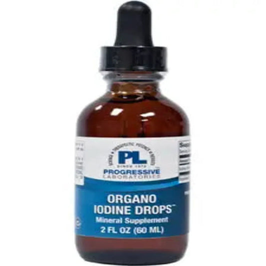 ORGANO IODINE DROPS 2 OZ Progressive Labs