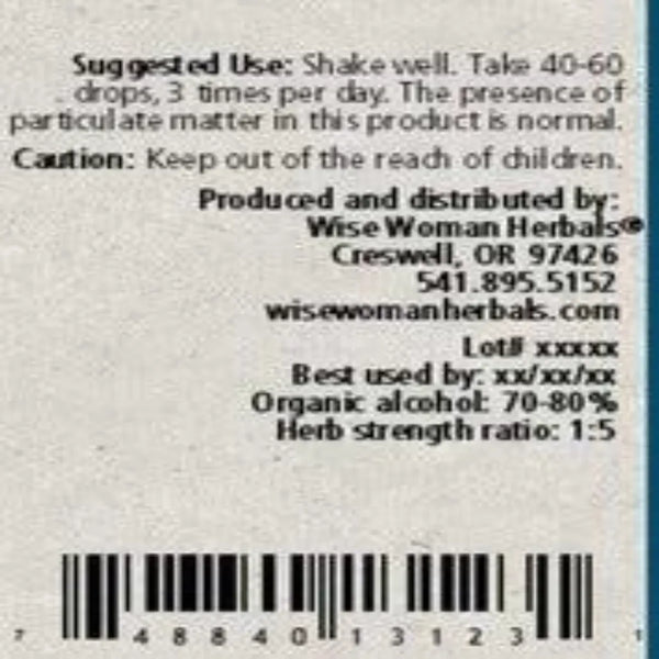 Ocimum spp. / Holy Basil 2 fl oz Wise Woman Herbals