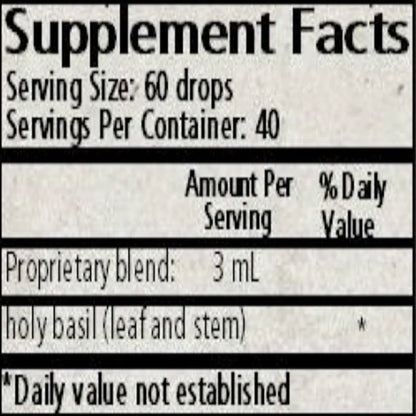 Ocimum spp. / Holy Basil 4 fl oz Wise Woman Herbals