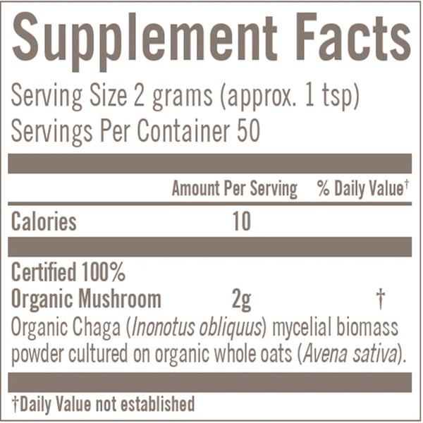 Chaga 100G powder Om Mushrooms