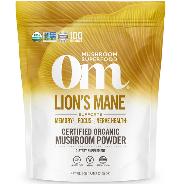 Lion's Mane (Hericium erinaceous) Om Mushrooms