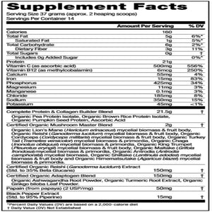 MASTER BLEND VAN PROTIEN Om Mushrooms