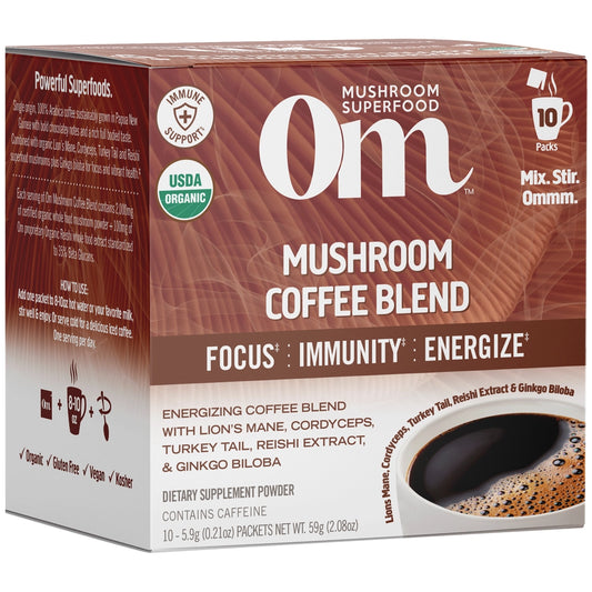 Mushroom Coffee 10 pack Om Mushrooms