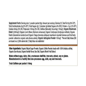 Mushroom Coffee Latte Om Mushrooms