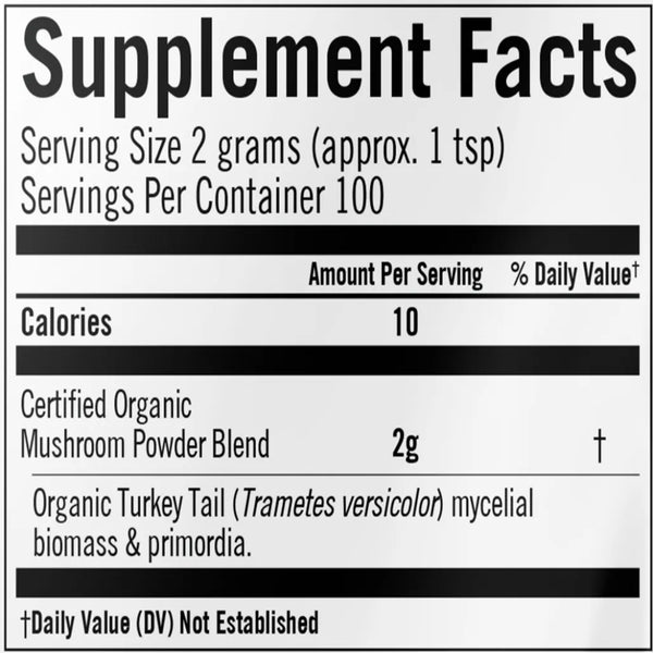 Turkey Tail Mushroom Powder Om Mushrooms